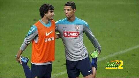صور : كريستيانو في تدريبات المنتخب البرتغالي