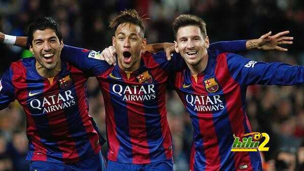 صورة : فرحة الـMSN في غرفة ملابس برشلونة