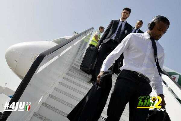 صور : وصول اليوفينتوس إلى مدريد