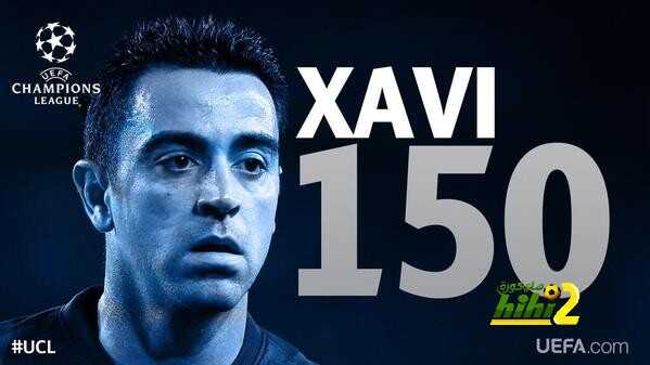 تشافي يصل للمباراة 150 بدوري الأبطال