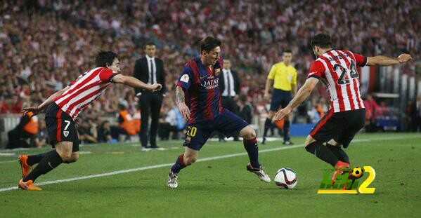 ميسي ، ثالث لاعب في تاريخ برشلونة يسجل في 3 نهائيات للكأس