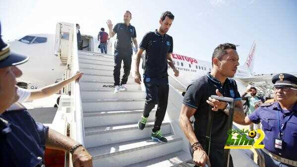 صور : وصول نجوم برشلونة إلى روما ..!