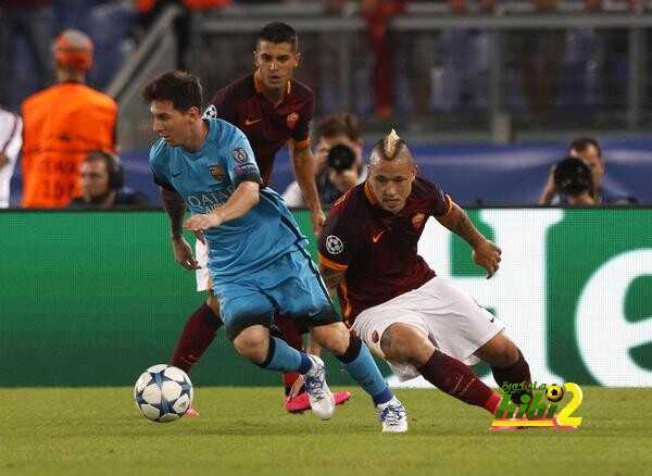 صورة : لقطة مباراة روما وبرشلونة بطلها ميسي