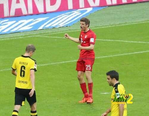 بايرن ميونخ ينهي الشوط الاول متقدماً على دورتموند