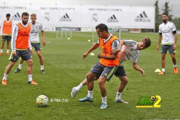 صور : ريال مدريد يتدرب في غياب الدوليين