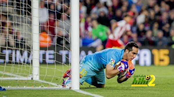 برافو ينقذ برشلونة من هدف محقق