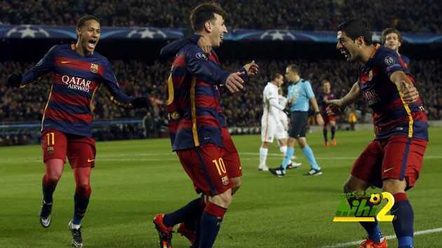 برشلونة يحصد انتصاره المئوي في دوري الابطال على ملعبه