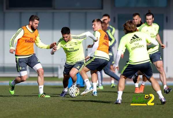 صور : اخر استعدادات ريال مدريد لمباراة لاس بالماس