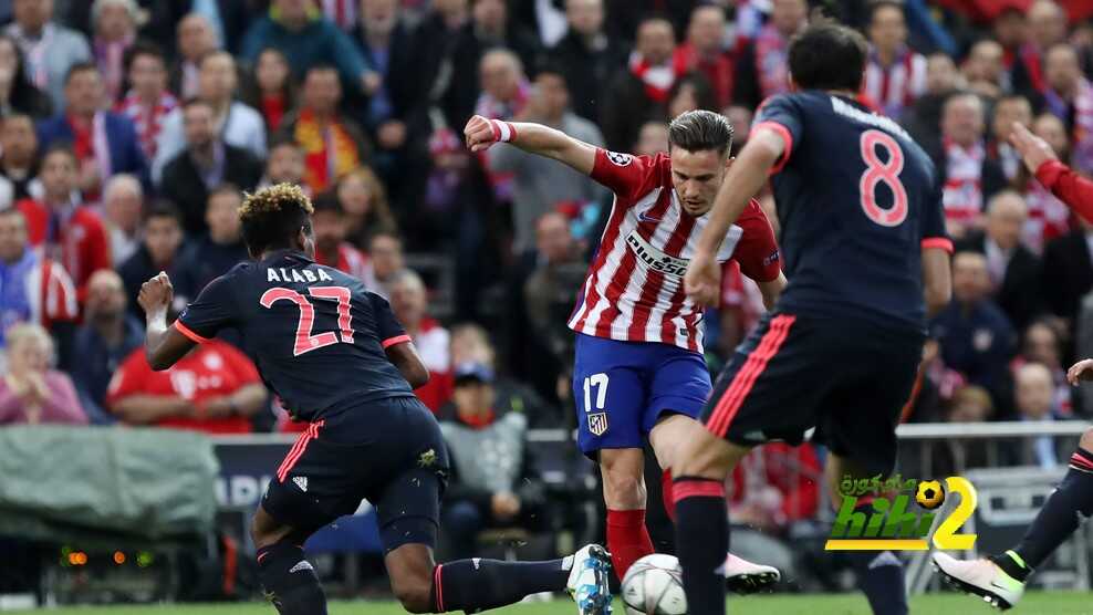 اتلتيكو مدريد ينهي الشوط الاول متقدماً على بايرن ميونخ