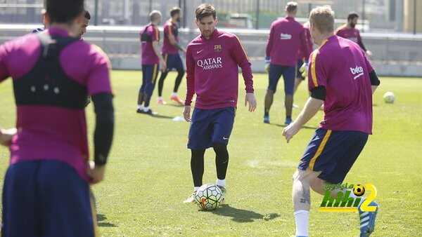 صور : برشلونة يستعد للديربي
