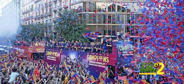 متي يحتفل برشلونة حال فاز بالليجا ؟