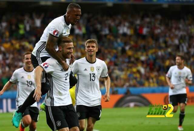 المانيا تنهي الشوط الاول متقدمة على اوكرانيا