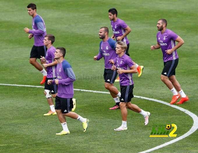 صور : ريال مدريد يستعد لمواجهة باريس سان جيرمان