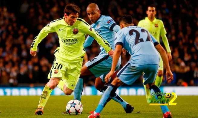 صورة : برشلونة ومانشستر سيتي في دوري الأبطال هذا الموسم