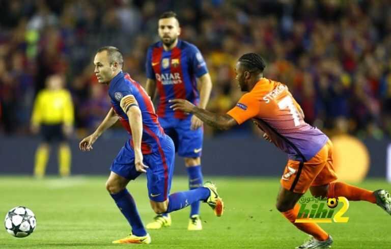 صورة : كيف كان انتشار لاعبي برشلونة أمام السيتي ؟