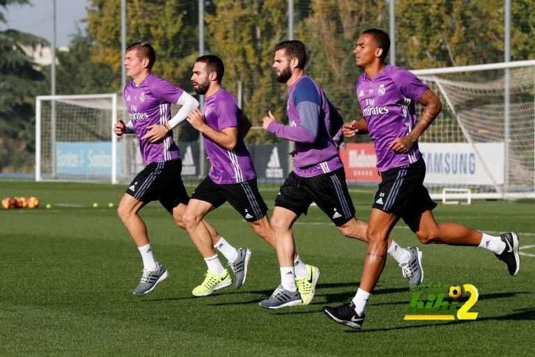 صور : استعدادات ريال مدريد لمواجهة الافيس