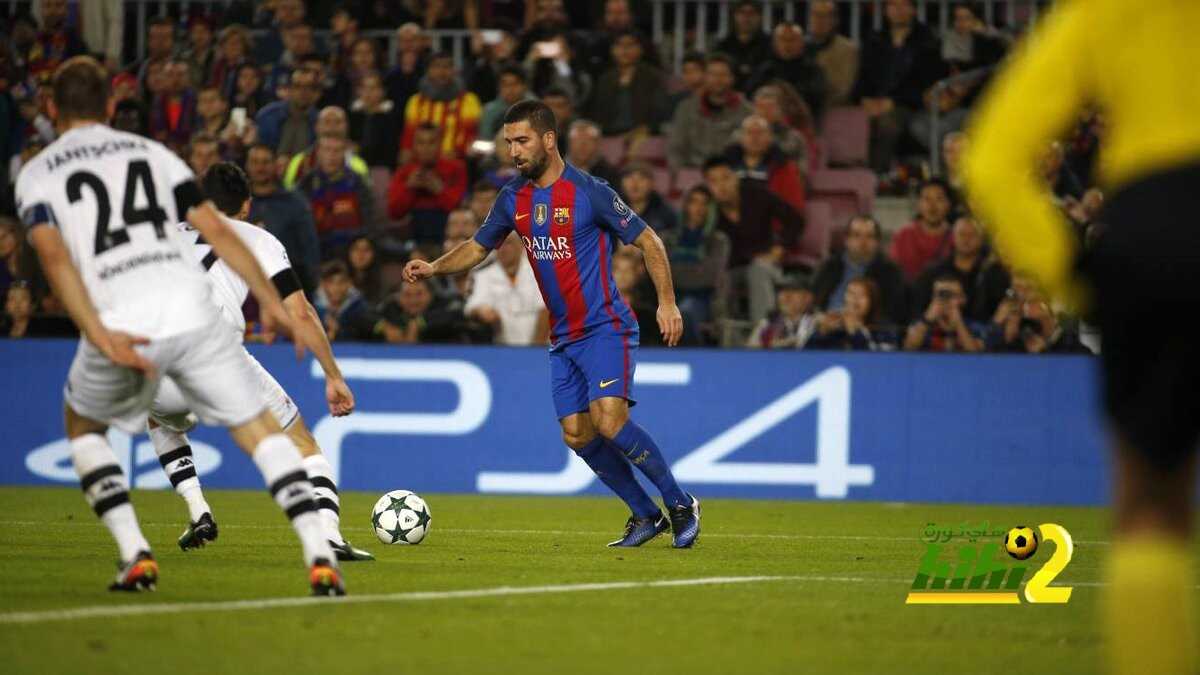 أردا توران يسجل رابع أهداف برشلونة ويدون على الهاتريك