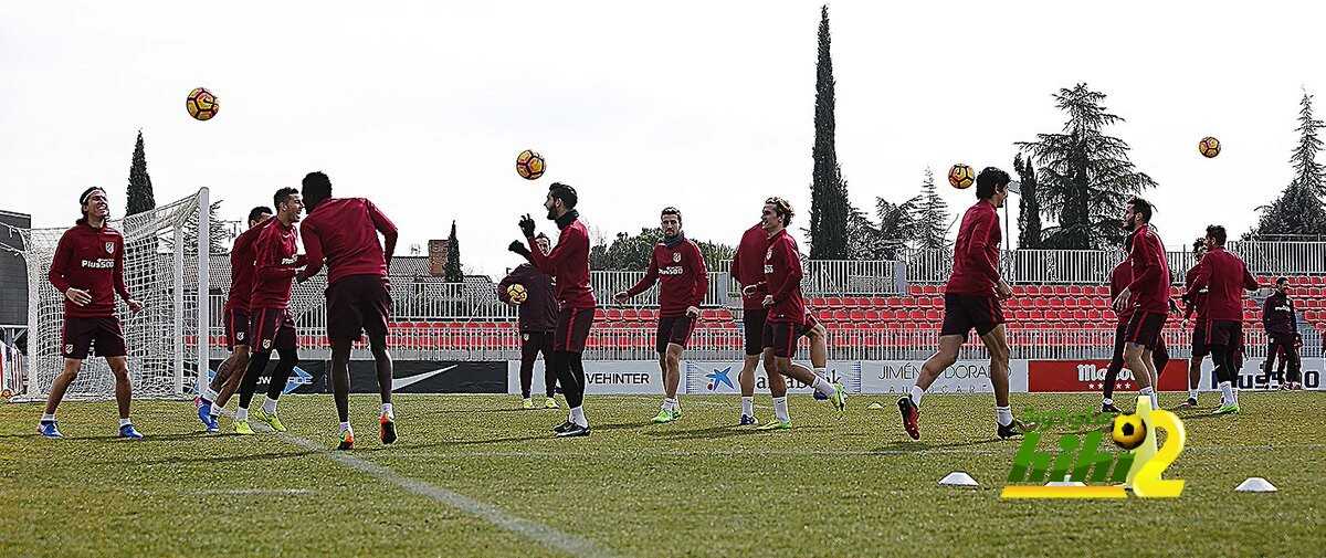 اتليتكو مدريد يواصل استعداداته لمواجهة خيخون