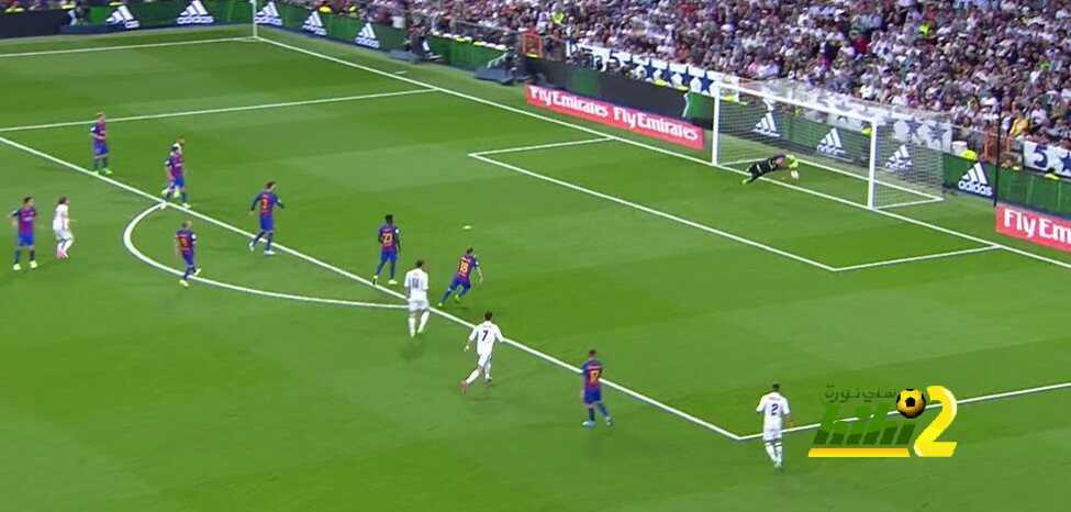 شتيغن يحرم مودريتش من تسجيل الهدف الثاني