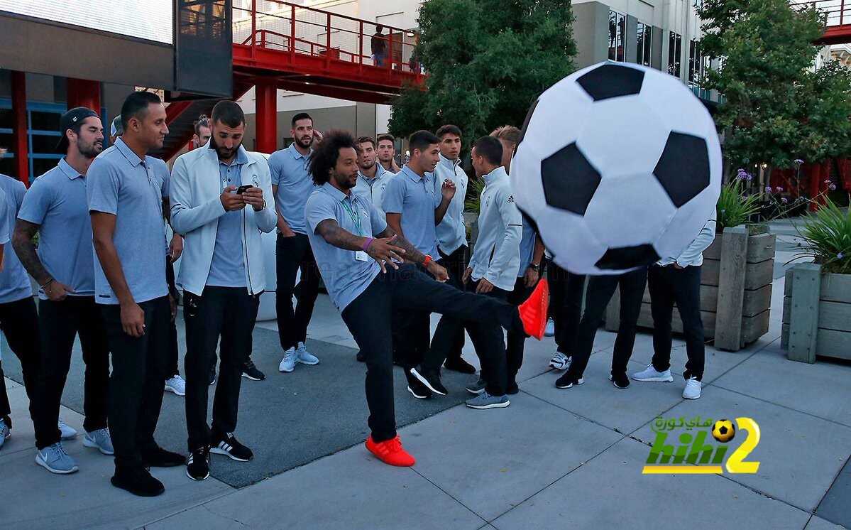 صور : نجوم ريال مدريد يزورون مقر الفيس بوك