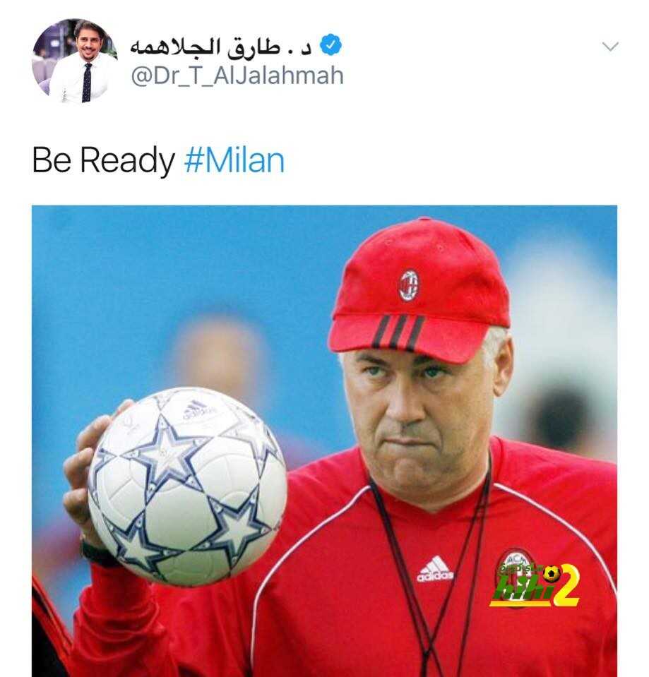 🔴 صورة: طارق الجلاهمة يُشير إلى إقتراب خليفة مونتيلا في ميلان
