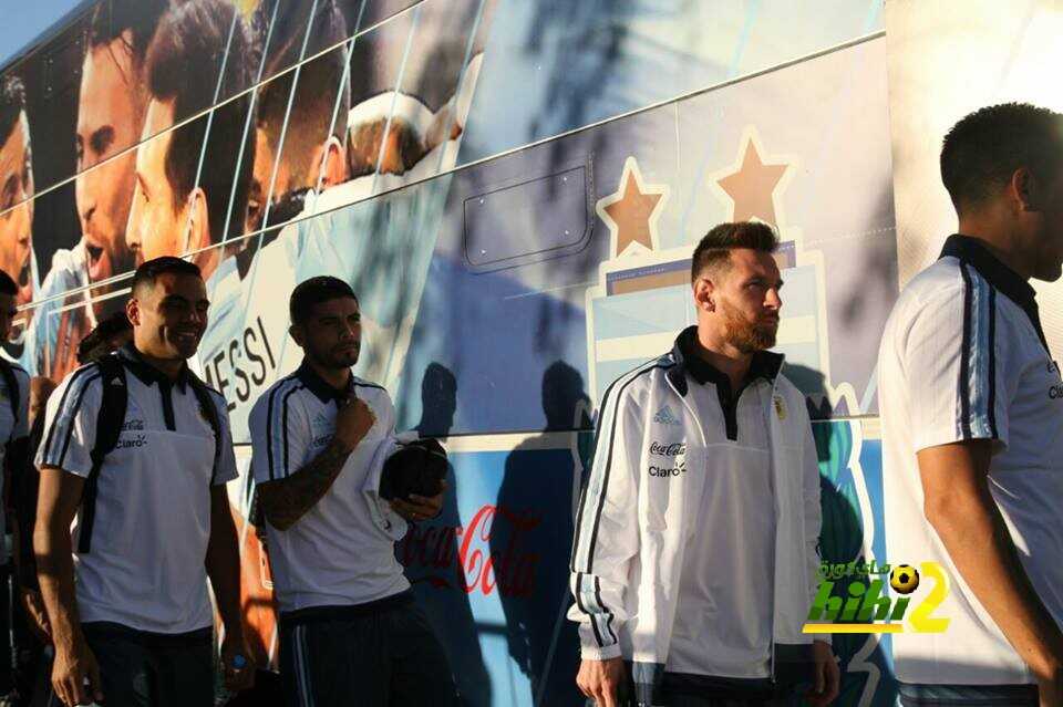 🔴 وصول منتخب الأرجنتين إلى ملعب بوكا جونيورز