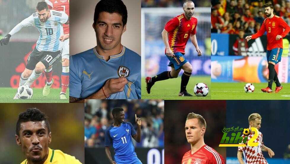 برشلونة يتفوق بلاعبيه في مونديال روسيا عن مونديال البرازيل