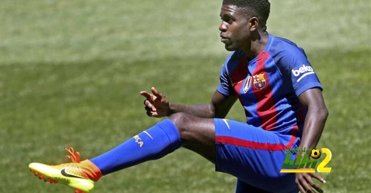 برشلونة يواجه أندية الدوري الإنجليزي للإبقاء على اومتيتي