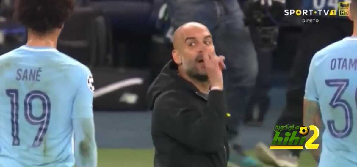 غوارديولا يُطرد بين الشوطين بعد نقاش حاد مع الحكم
