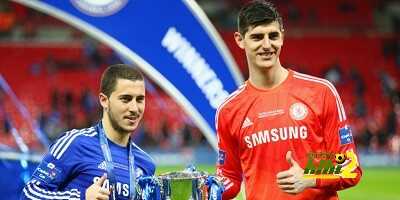🔴 كورتوا يلمح لإنتقاله لريال مدريد رفقة هازارد