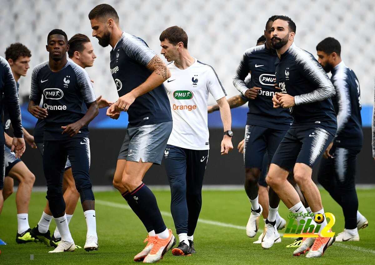صور تدريبات المنتخب الفرنسي استعداداً للقاء هولندا