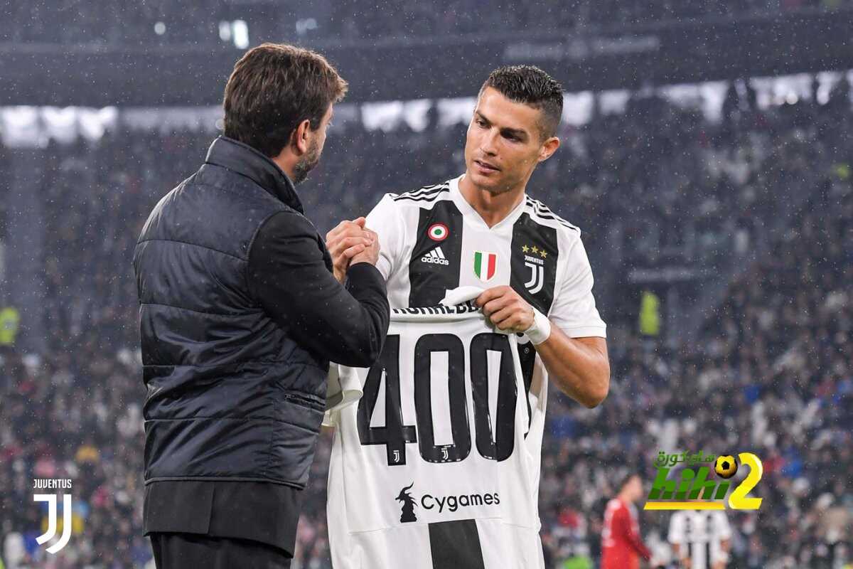 يوفينتوس يُكرم كريستيانو بعد وصوله للهدف رقم 400