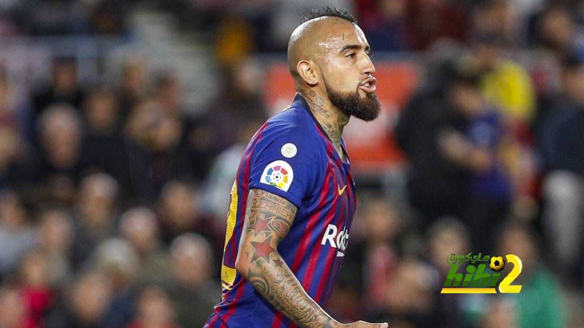 فيدال بديل راكتيتش أمام أتليتكو مدريد