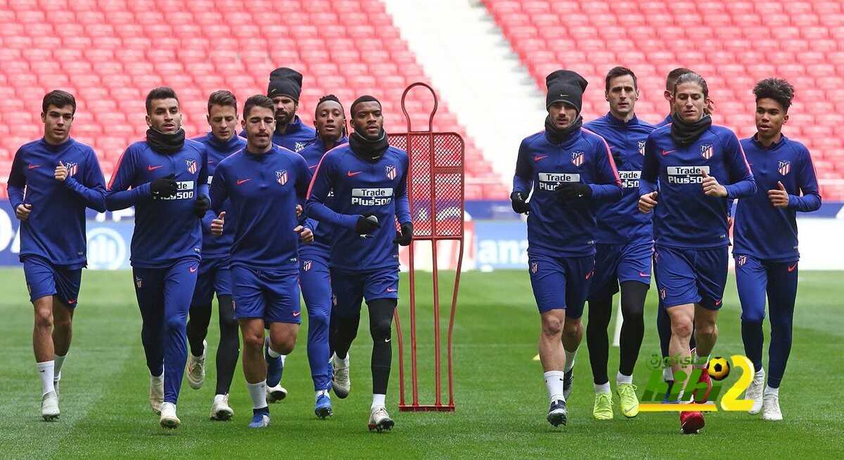 🔴الأس : أتلتيكو مدريد يستعد لمواجهة برشلونة