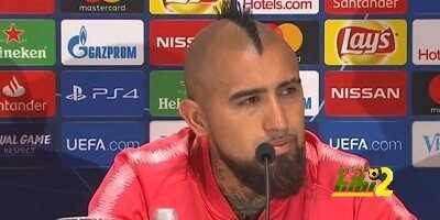 فيدال : لن أحلق شعري حتى لو فزنا بدوري الأبطال