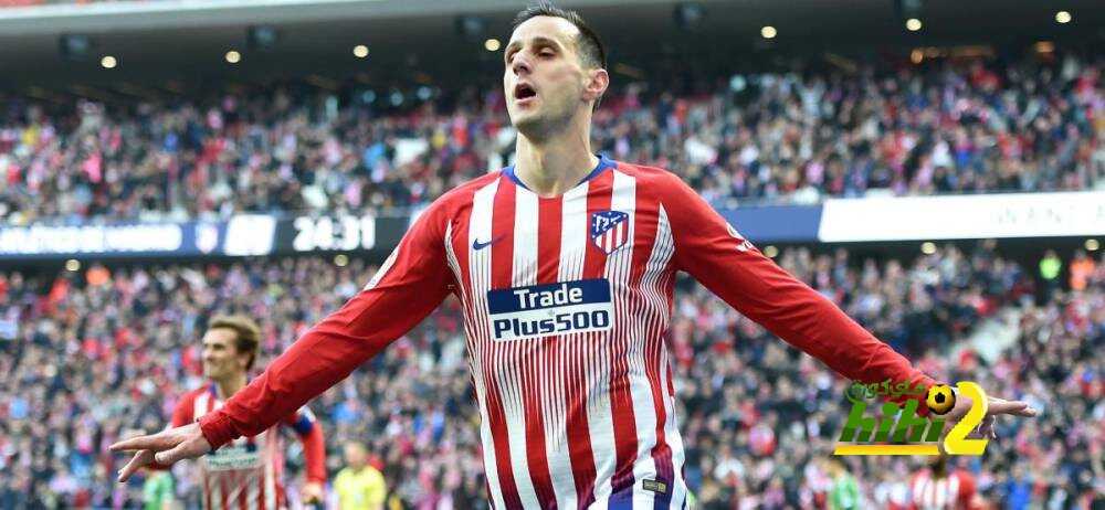 أتلتيكو مدريد يتفوق على بلد الوليد بهدفين في الشوط الأول