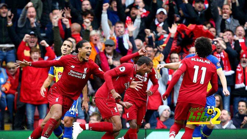 ليفربول يتصدر ترتيب البريميرليغ بعد نهاية الجولة 17
