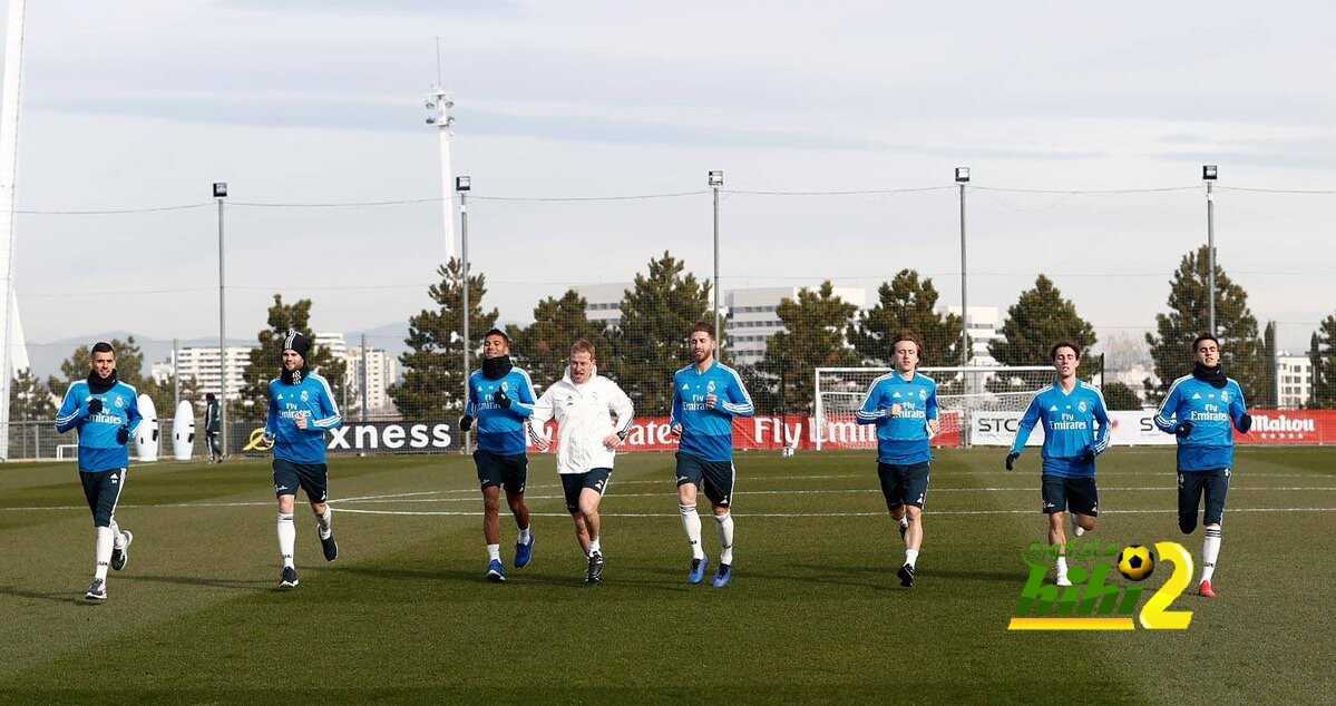 🔴 صورة من استعدادات ريال مدريد للكلاسيكو