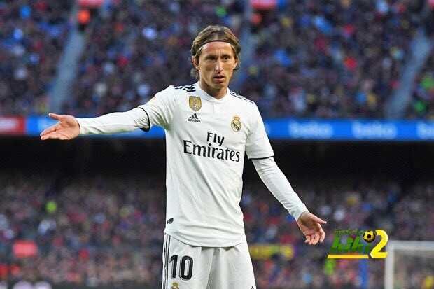 🔴  مودريتش  يملك أعلى نسبة نجاح للتمريرات في الشوط الأول