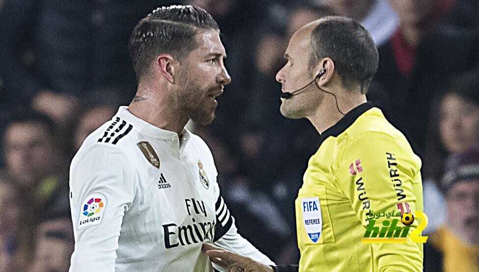 رفض تظلم ريال مدريد برفع بطاقة راموس الصفراء بالكلاسيكو