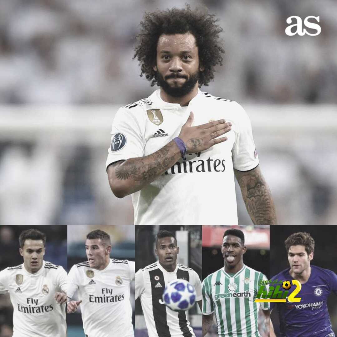 خمسة أسماء مرشحة لخلافة مارسيلو في ريال مدريد