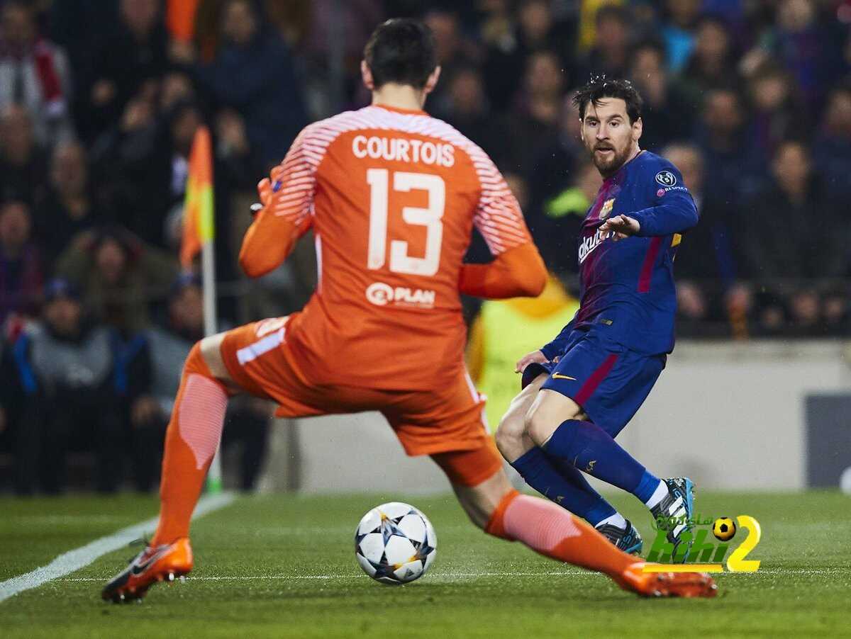 ميسي .. كابوس كورتوا
