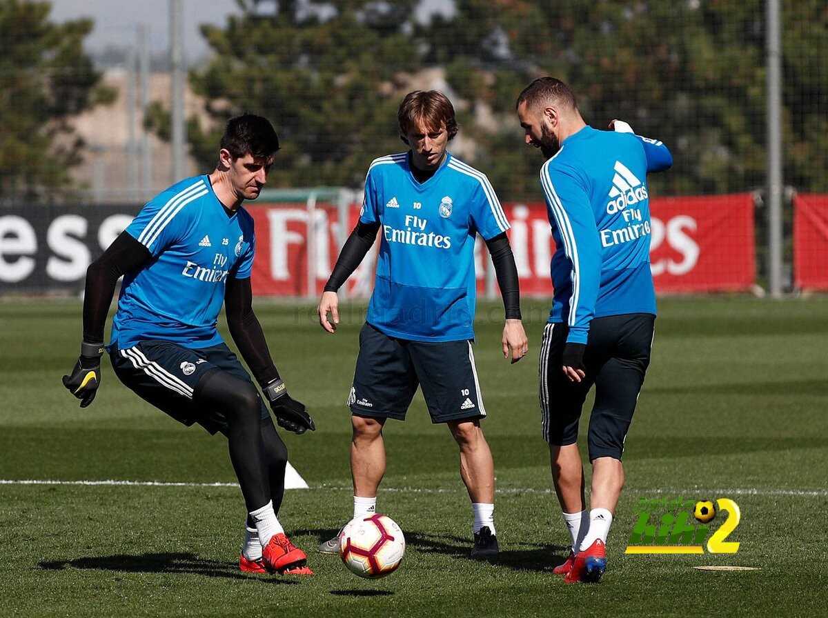 ريال مدريد يختتم استعداداته لمواجهة بلد الوليد