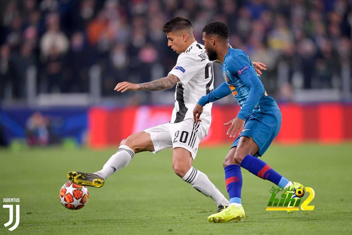 رأسية رونالدو تقود يوفنتوس للتفوق بهدف على حساب أتلتيكو مدريد في الشوط الأول