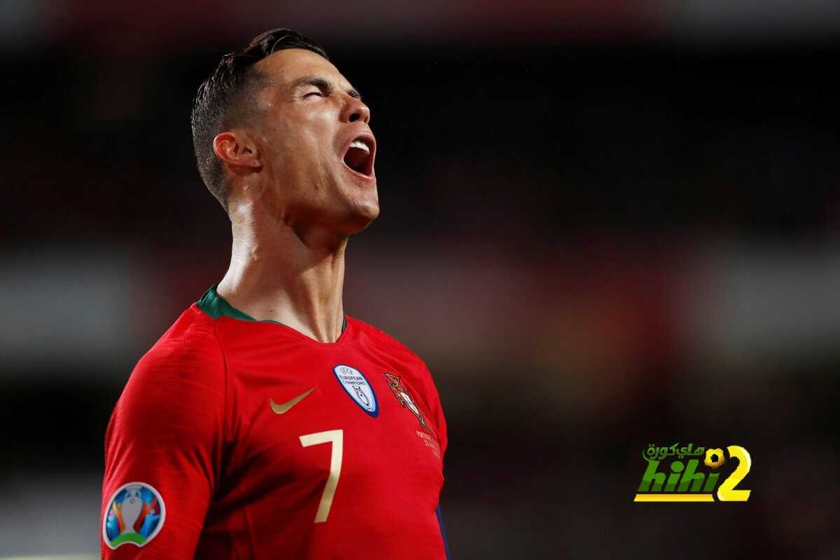 رونالدو يتعرض للإصابة أمام صربيا