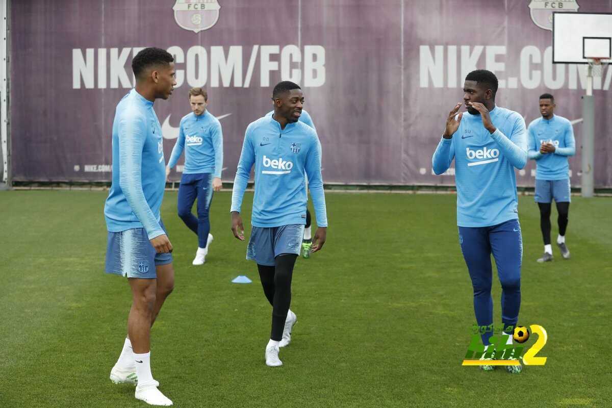 🔴عُثمان ديمبلي يتدرب بشكل طبيعي مع الفريق