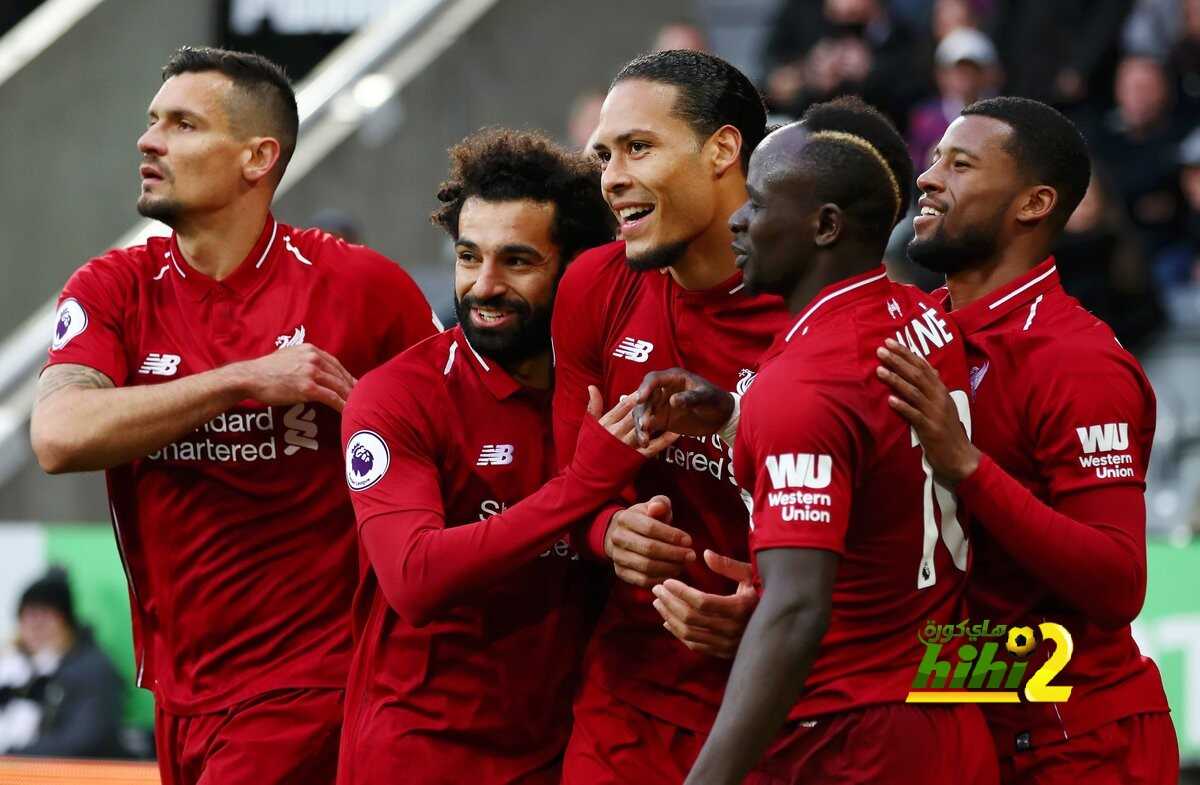 ليفربول يتقدم على نيوكاسيل بهدفين في الشوط الأول
