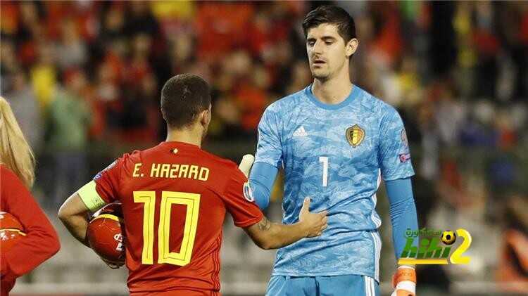 كورتوا .. أحد أسباب قدوم هازارد إلى مدريد