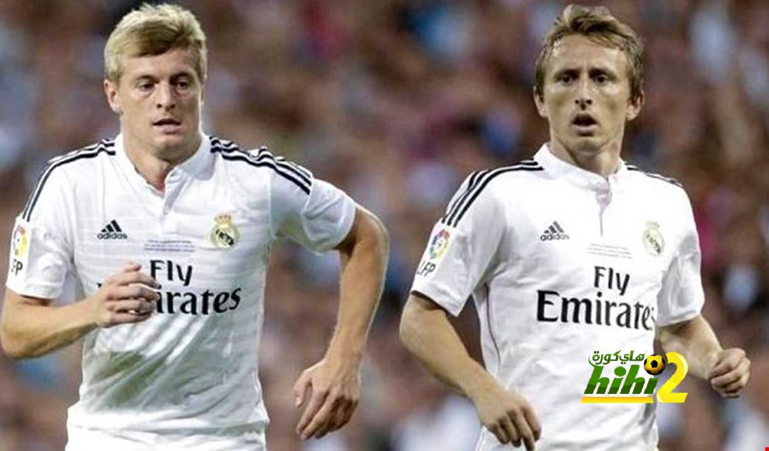 الشكل النهائي لوسط ريال مدريد