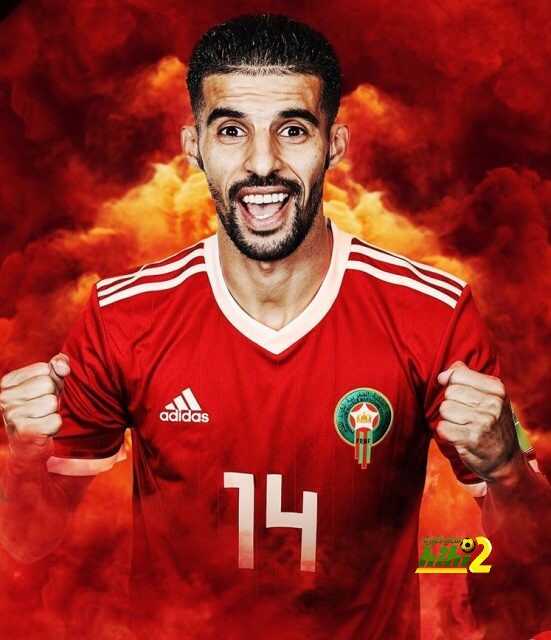 صورة : بوصوفة رجل مباراة المغرب و جنوب افريقيا